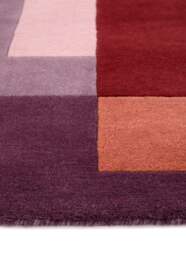 Rackhams Hand-Carved Wool Block Rug – Multicolour - 200X290 cm - thumbnail 4
