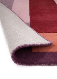 Rackhams Hand-Carved Wool Block Rug – Multicolour - 200X290 cm - thumbnail 3