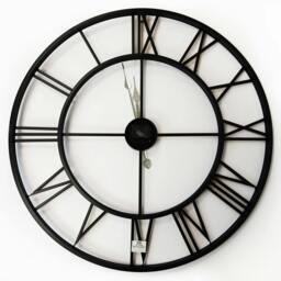 Rackhams WC2063G Roman No. Iron Wall Clock Gold Hands - 76 cm / 30 in - thumbnail 6