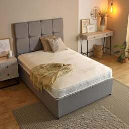 Rackhams Stress-Free Hybrid Mattress - 18cm Deep, Soft Feel - White - 1 - European Small Single Mattress (80cm x 200cm)