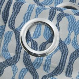 Rackhams Cam Room Darkening Ring top Curtains - Grey - thumbnail 2