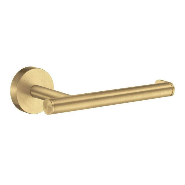 Rackhams Brushed Brass Toilet Roll Holder