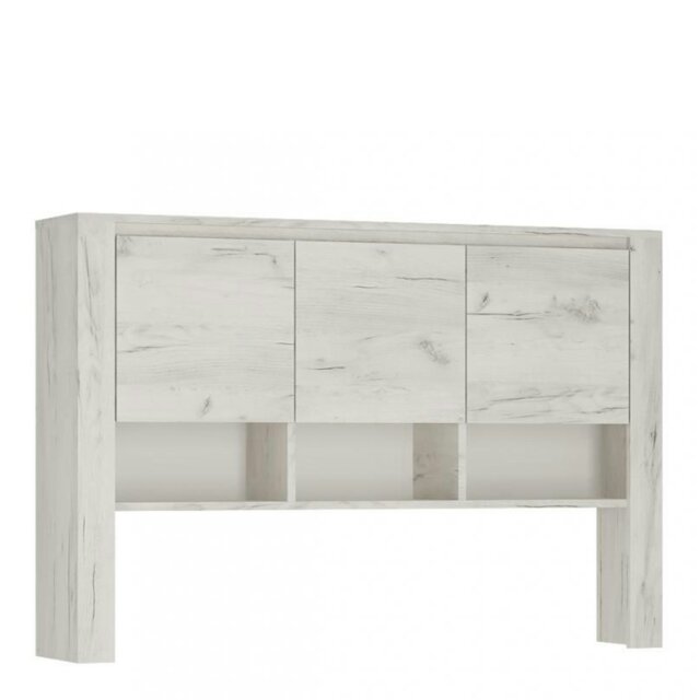 Rackhams Angel Top Unit for Desk in White Craft Oak - White & Oak - 25 - 83.2 - image 1