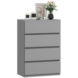 Rackhams Bedroom Chest of Drawers, 4 Drawers Dresser, Drawer Unit - Natural - thumbnail 3