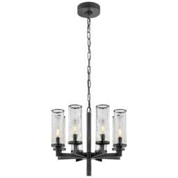 Rackhams Liaison Single Tier Chandelier - Antique-Burnished Brass - thumbnail 2