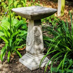 Rackhams Lillypad Leaf Design Garden Birdbath - thumbnail 1