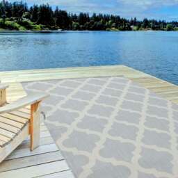 Rackhams Ecology Outdoor Rug Grey - 400g - 140X200 cm - thumbnail 6