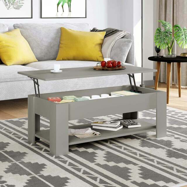 Rackhams Foxton High Gloss Coffee Table - Grey - image 1