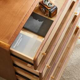Rackhams Alexande Chests Of Drawers, Cabinet - Cherry Wood Colour - thumbnail 6