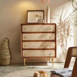 Rackhams Alexande Chests Of Drawers, Cabinet - Cherry Wood Colour - thumbnail 2