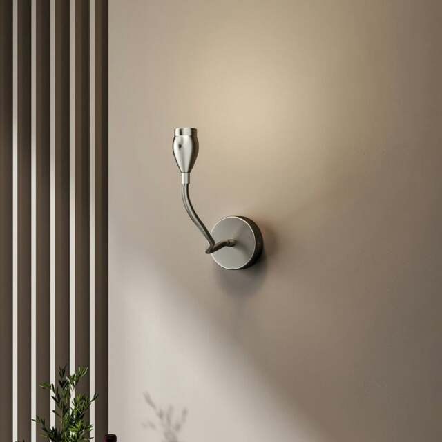 Rackhams Contemporary Adjustable Gooseneck LED Wall Light - image 1
