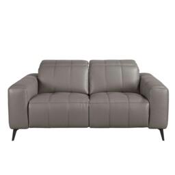 Rackhams Relax sofa in grey leather 6209/6210 - 176 x 110 x 98 - 2 - thumbnail 3