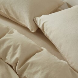 Rackhams Touch of Linen Pillowcase Pair - One Size - Honeydew - thumbnail 4
