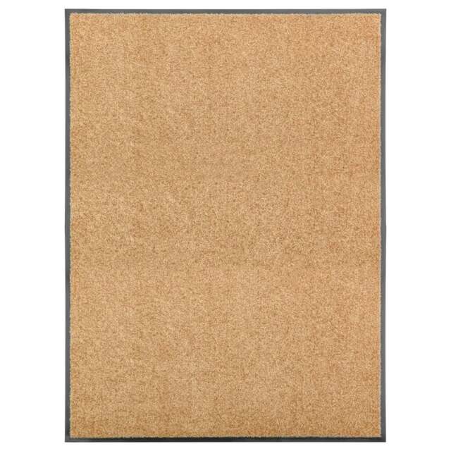 Rackhams Doormat Washable Cream 90x120 cm