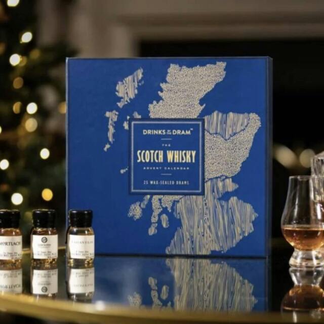 Rackhams Premium Scotch Whisky Tasting Advent Calendar - H30 x W31 x D10cm. 75cl • 46.5% ABV - image 1
