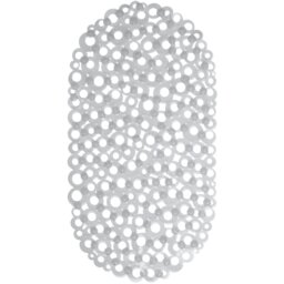 Rackhams Otto Clear Anti Slip PVC Bath Mat 69cm x 36cm - thumbnail 4