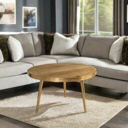 Rackhams Round Coffee Table Barbuto Light Mango - thumbnail 2