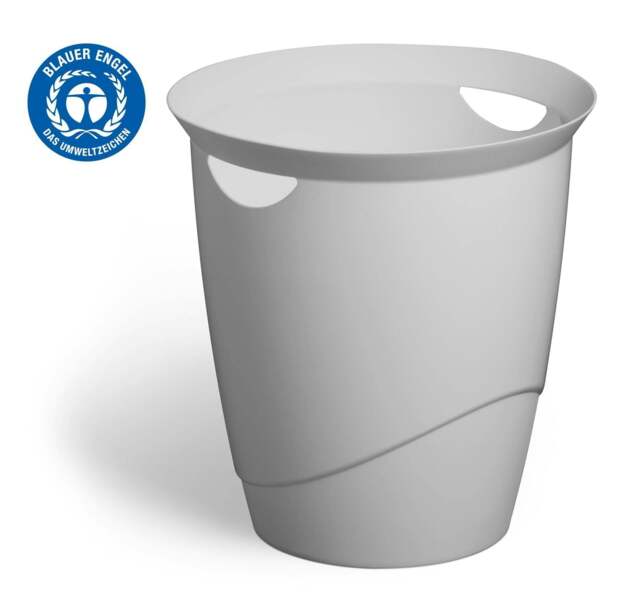 Rackhams Waste Bin ECO - Eco-Friendly Paper Basket - 16 Litre - Grey - image 1