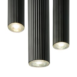Rackhams Vico 3-Rondel - Ceiling pendant - Black - Black - Metal - 1 - thumbnail 2