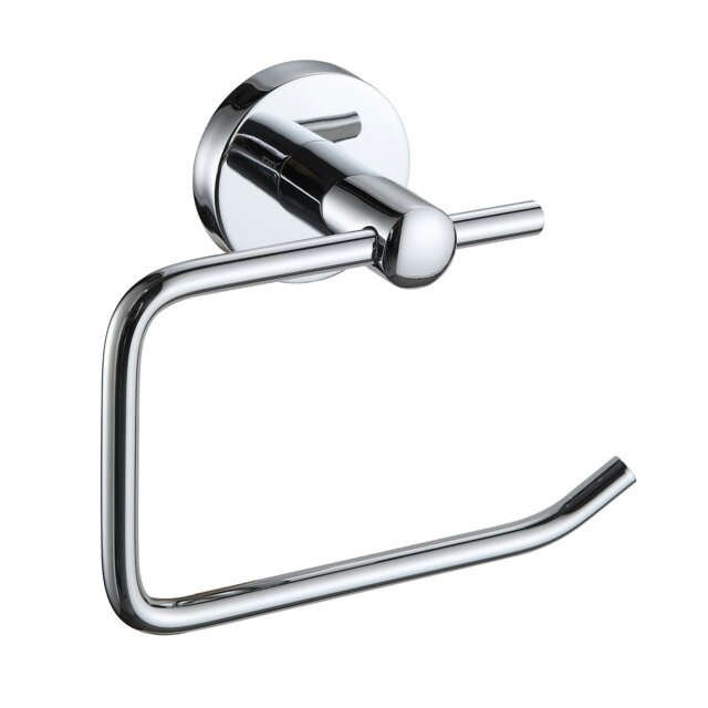 Rackhams Modernity Chrome Stainless Steel Wall Mounted Toilet Roll Holder - image 1