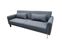 Rackhams Como 2 Seater Sofa Bed in Grey or Silver - Silver - thumbnail 3