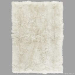 Rackhams British Sheepskin Rug Natural - Straight Edge - 140cm x 200cm - thumbnail 2