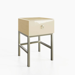 Rackhams Frank Olsen Lyra Lamp/side table - Midnight onyx Black - thumbnail 6