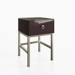 Rackhams Frank Olsen Lyra Lamp/side table - Midnight onyx Black - thumbnail 5
