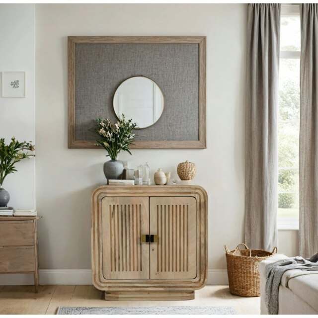 Rackhams Rayne Mango Wood Mini Sideboard - Lacquered - Wood - 1 - image 1