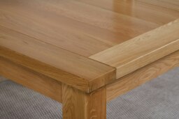 Rackhams Seattle 150 - 210cm Oak Extendable Dining Table - Brown - Matte Laquer - 1 - thumbnail 4