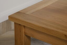 Rackhams Seattle 150 - 210cm Oak Extendable Dining Table - Brown - Matte Laquer - 1 - thumbnail 5