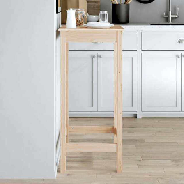 Rackhams Bar Table 50x50x110 cm Solid Wood Pine