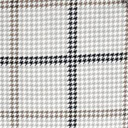 Rackhams Luxury Hounds tooth Check Brushed Cotton Duvet Cover Set - Easy Care Bedding - Natural - Super King (220cm x 260cm) - thumbnail 4