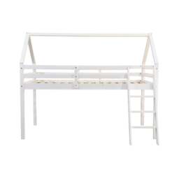 Rackhams Jinsen Mid Sleeper Single Bed Frame, White - Single - Single - thumbnail 3