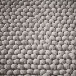 Rackhams Aspen Bobble Bath Mat - Grey - Bath Mat 50 x 120 cm - thumbnail 4