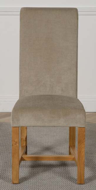 Rackhams Washington Fabric Dining Chair - Grey - 1 - image 1