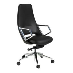 Rackhams Swivel Office Chair 4217/4218 - Black - Steel - thumbnail 1