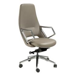 Rackhams Swivel Office Chair 4217/4218 - Black - Steel - thumbnail 3