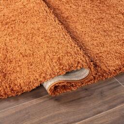 Rackhams Shaggy Rug - Terracotta - 60cm x 110cm (2ft x 3.5ft) - thumbnail 4