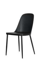 Rackhams Pair of Aspen Duo Modern Dining Chairs - Blue - thumbnail 2