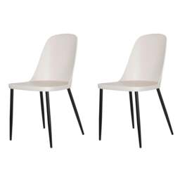 Rackhams Pair of Aspen Duo Modern Dining Chairs - Blue - thumbnail 4