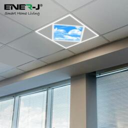 Rackhams 60x60cm Diamond Sky & Cloud Ceiling LED Panel Light - 70W, Cool White  - Single pack - 6500K - thumbnail 5