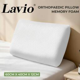 Rackhams Contour Pillow Memory Foam for Neck Support Pressure Relief Hypoallergenic - thumbnail 2