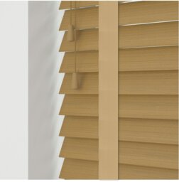 Rackhams Sahara Oak Faux Wood Venetian Blinds with Tapes (120cm Drop) - 160cm - thumbnail 3
