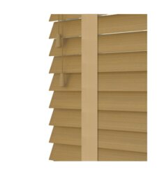 Rackhams Sahara Oak Faux Wood Venetian Blinds with Tapes (120cm Drop) - 160cm - thumbnail 2
