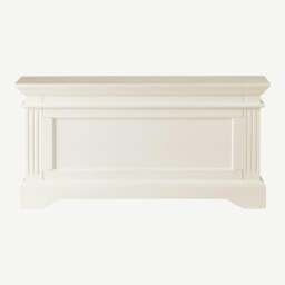 Rackhams Gainsborough Blanket Box Bedroom Wooden Storage Otoman - White - thumbnail 4