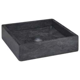 Rackhams Sink Black 40x40x10 cm Marble - thumbnail 1