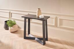 Rackhams Small Console Tables - Natural Black Oak - thumbnail 3