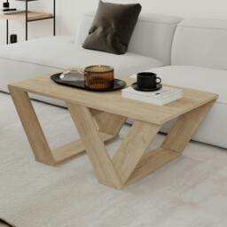 Rackhams Pipra Modern Multipurpose Coffee Table 110x60x40cm - White - thumbnail 2
