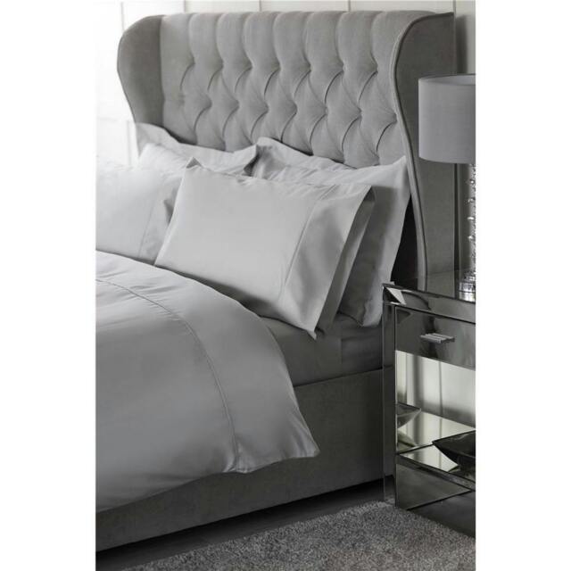 Rackhams Bamboo Fitted Sheet - Platinum - Platinum - 190cm x 122cm - 70% Bamboo/30% Cotton - image 1
